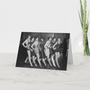 Flapper Girls: 1925 Card