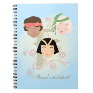 Flapper girls roaring twenties notebook