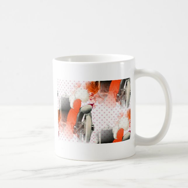 flapper polkadots coffee mug (Right)