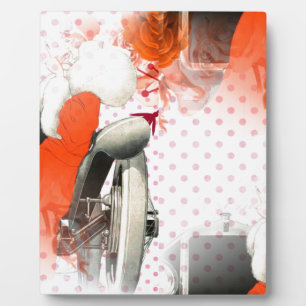 flapper polkadots plaque