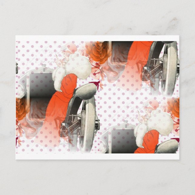 flapper polkadots postcard (Front)