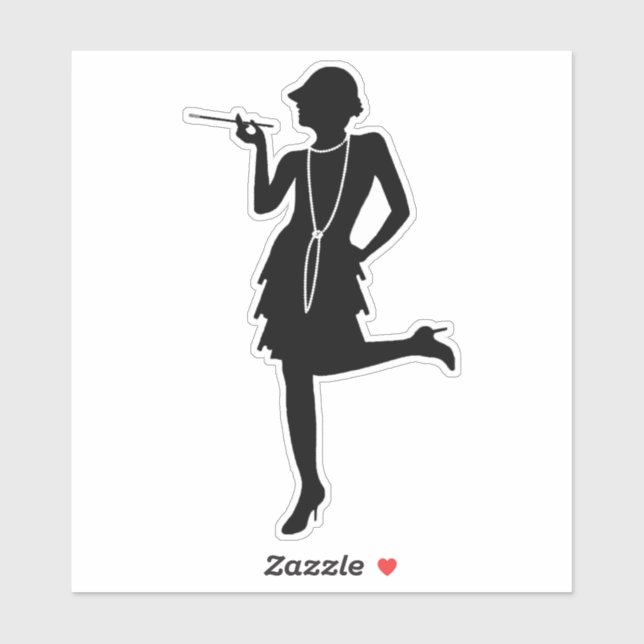 Flapper Silhouette (Sheet)