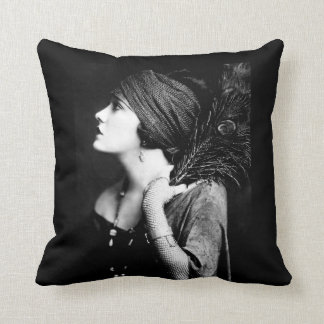 flapper throw pillow