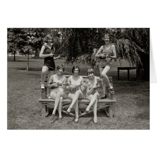 Flappers in Bathing Suits, 1926 (Front Horizontal)