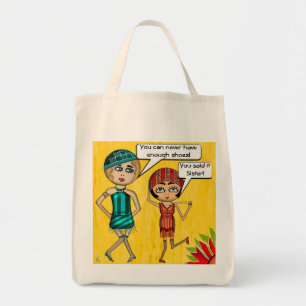Flappers Shoe Bag (Canvas Tote)