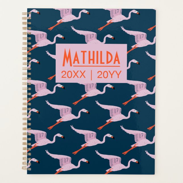 Flapping Flamingos Planner (Front)