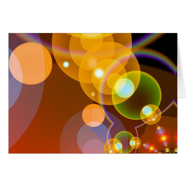 Flare de lentille multicolore Abstraite (Devant horizontal)