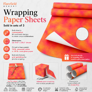 Flarefield Memory Wrapping Paper Sheet