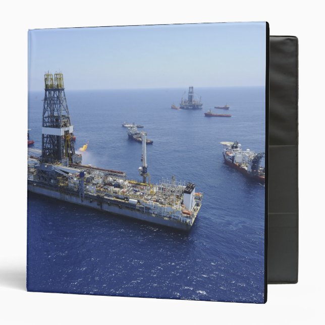 Flaring operations conducted by the drillship binder (Front/Inside)