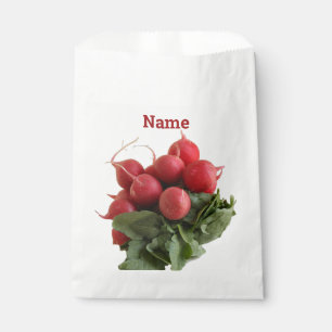 Flaring Red Radish Bunch Favour Bag