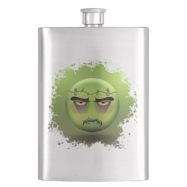 Flasers Frankenmoji Hip Flask (Front)