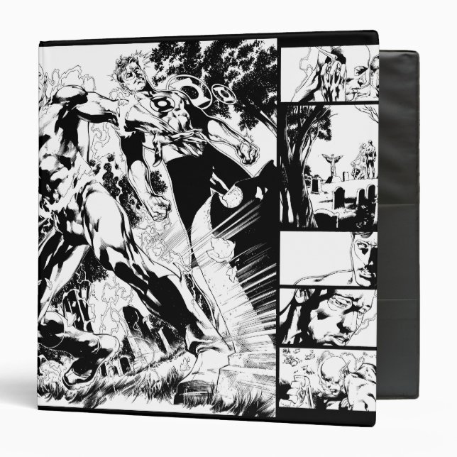 Flash and Green Lantern Panel 2 Binder (Front/Inside)