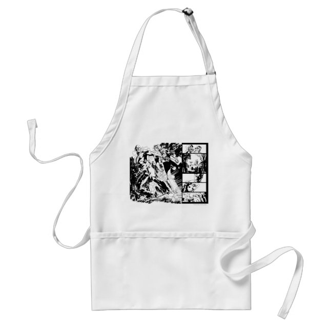 Flash and Green Lantern Panel 2 Standard Apron (Front)