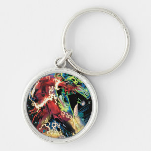 Flash and Green Lantern Panel Keychain