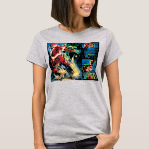 Flash and Green Lantern Panel T-Shirt
