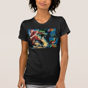 Flash and Green Lantern Panel T-Shirt