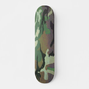 FLASH BACK CAMOUFLAGE PLASTIC SKATEBOARD