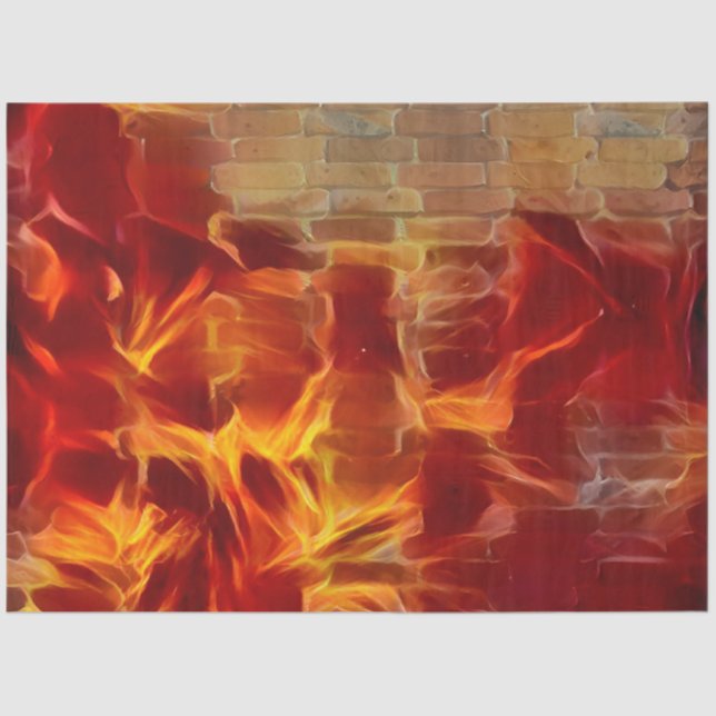 Flash Fire Modern Art Collection Tissue Paper (Front)