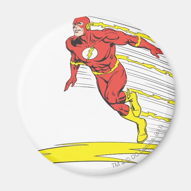 Flash Leaps Left Magnet (Front)