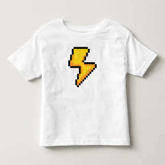 Flash! Lightening Bolt Pixel Style Novelty T-Shirt