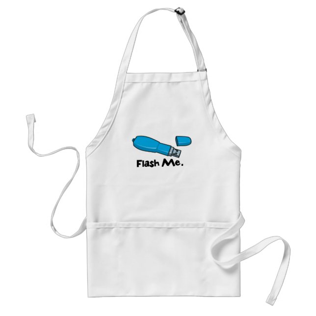 flash me flash drive design standard apron (Front)