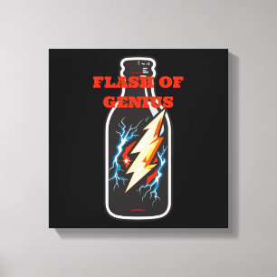 Flash of Genius Canvas Print