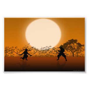 Flash of the Blades Photo Print