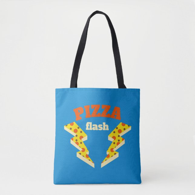 Flash pizza tote bag (Front)