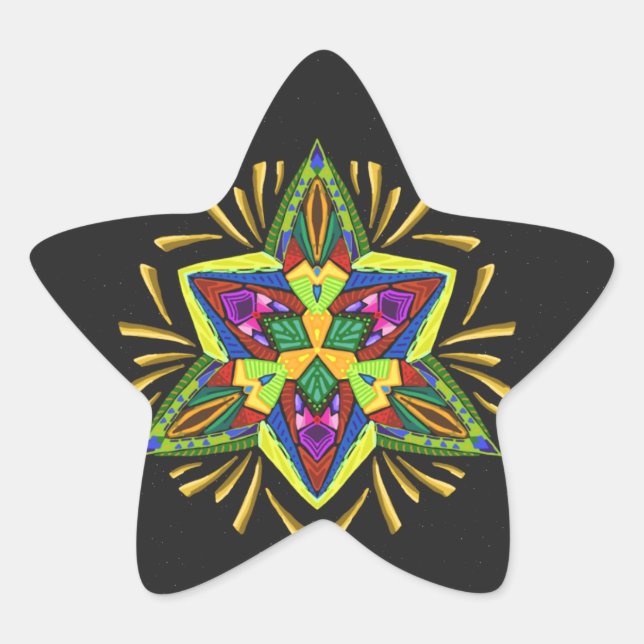 Flash psychédélique ~Christmas~ Sticker (Devant)