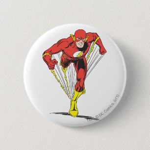 Flash Runs Forward 2 Inch Round Button