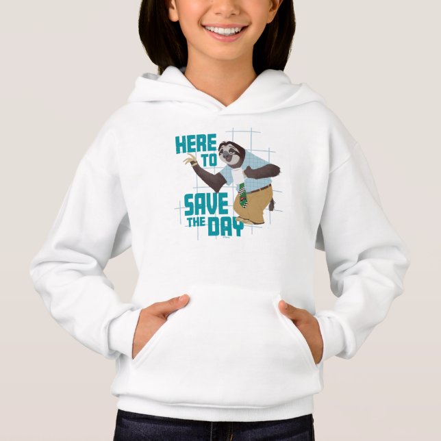 Flash Slothmore - Here to Save the Day (Front)