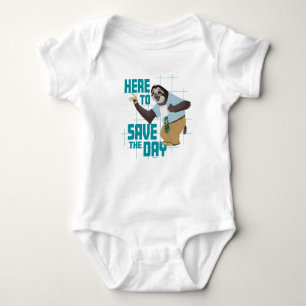 Flash Slothmore - Here to Save the Day Baby Bodysuit
