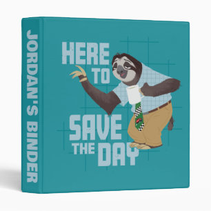 Flash Slothmore - Here to Save the Day Binder