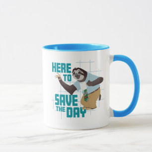 Flash Slothmore - Here to Save the Day Mug