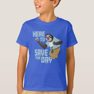 Flash Slothmore - Here to Save the Day T-Shirt