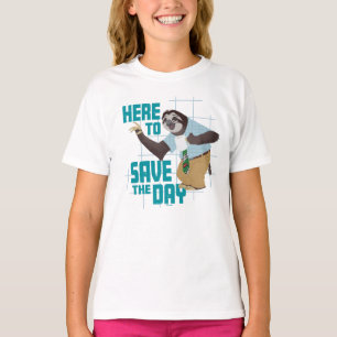 Flash Slothmore - Here to Save the Day T-Shirt