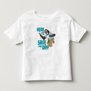 Flash Slothmore - Here to Save the Day Toddler T-shirt