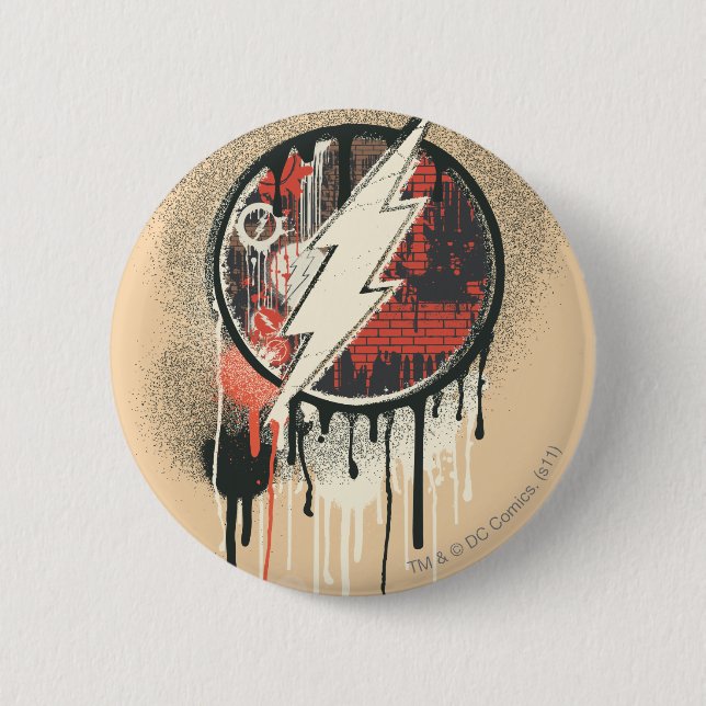Flash - Twisted Innocence Symbol 2 Inch Round Button (Front)