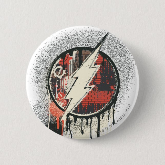 Flash - Twisted Innocence Symbol 2 Inch Round Button (Front)