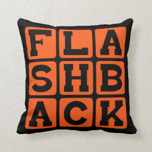 Flashback, Previous Memory Throw Pillow