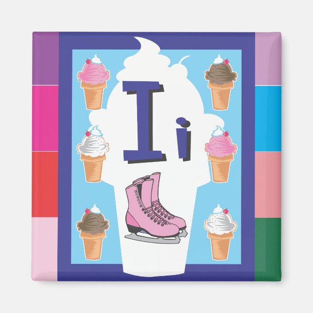 FlashCardI Magnet (Front)