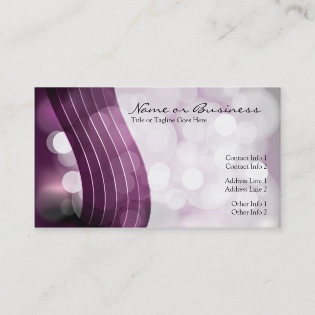 flashing lights punch card (Front)