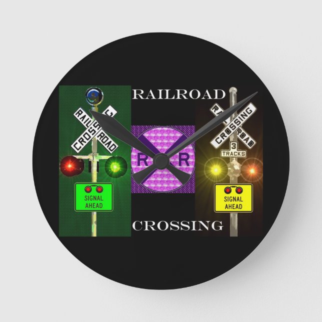 Flashing Railroad Clock (Front)