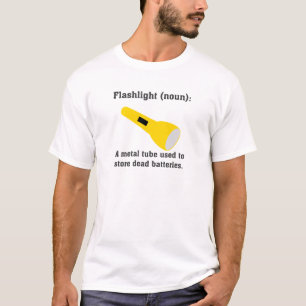 Flashlight definition funny t-shirts and more.