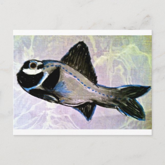 Flashlight Fish Postcard (Front)