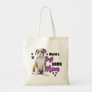 Flashy Fawn Boxer Puppy - Boxer Mom Tote Bag