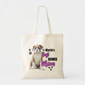 Flashy Fawn Boxer Puppy - Boxer Mom Tote Bag
