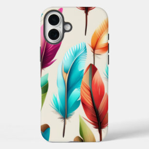 Flashy Feathers  iPhone 16 Plus Case