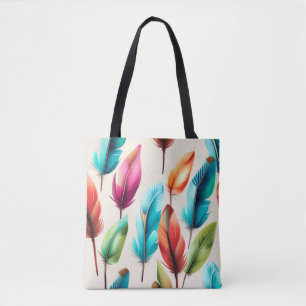 Flashy Feathers Tote Bag