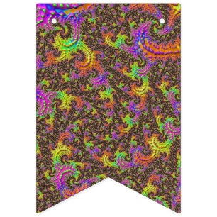 Flashy Fractal Bunting Flags